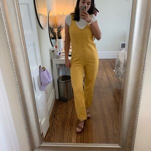 Urban outfitters yellow jumpsuit